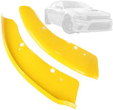 Yellow Front Bumper Lip Splitter Cover Trim For 15+ Dodge Challenger SRT Part